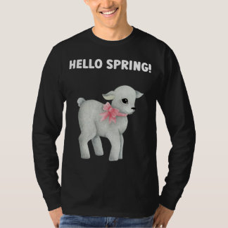 Cute And Adorable Spring Lamb For Kids Who Love An T-Shirt