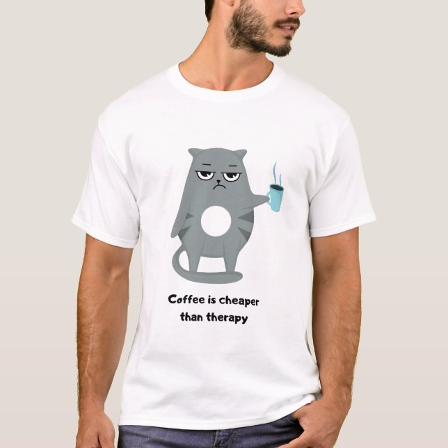 cute and calm cats T-Shirt (Front)