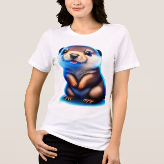 Cute and Casual T-Shirt for Panda Lovers Tri-Blend Shirt
