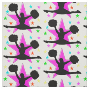 CUTE AND COLORFUL CHEERLEADING FABRIC