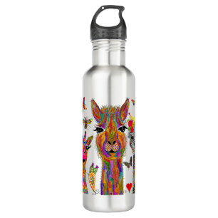 Cute and Colourful Animal Assortment Water Bottle