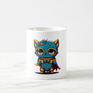 Cute and Colourful Baby Animal Superheroes Coffee Mug