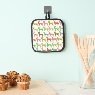 Cute and Colourful Chihuahua Dog Pot Holder