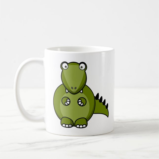 Cute and colourful Dinosaur Coffee Mug (Left)