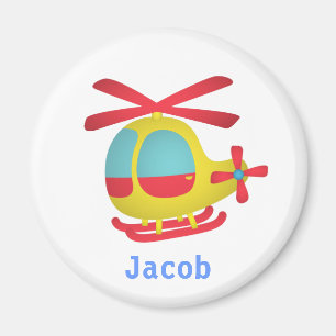 Cute and Colourful Helicopter for Kids Magnet