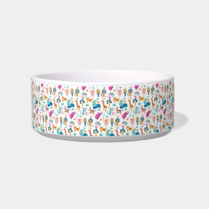 Cute and Colourful Jungle Animals Pattern Bowl