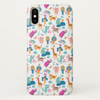Cute and Colourful Jungle Animals Pattern