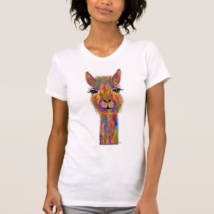 Cute and Colourful Llama T-Shirt