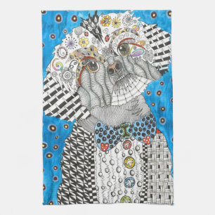 Cute and Colourful Shih Tzu Kitchen Towel