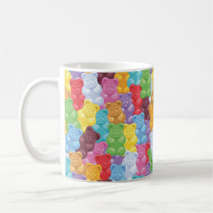 Cute and Colourful Sweet Gummy Bears Coffee Mug
