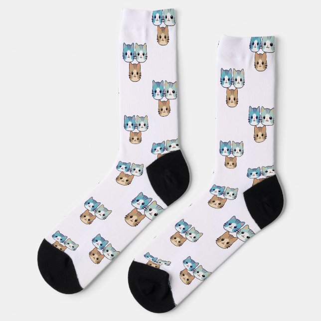 Cute and cool character sock designs (Left)