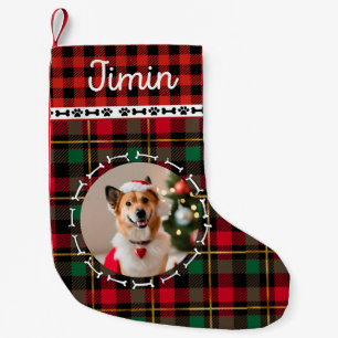Cute and Cozy Dog Breed Specific Christmas paw  Small Christmas Stocking