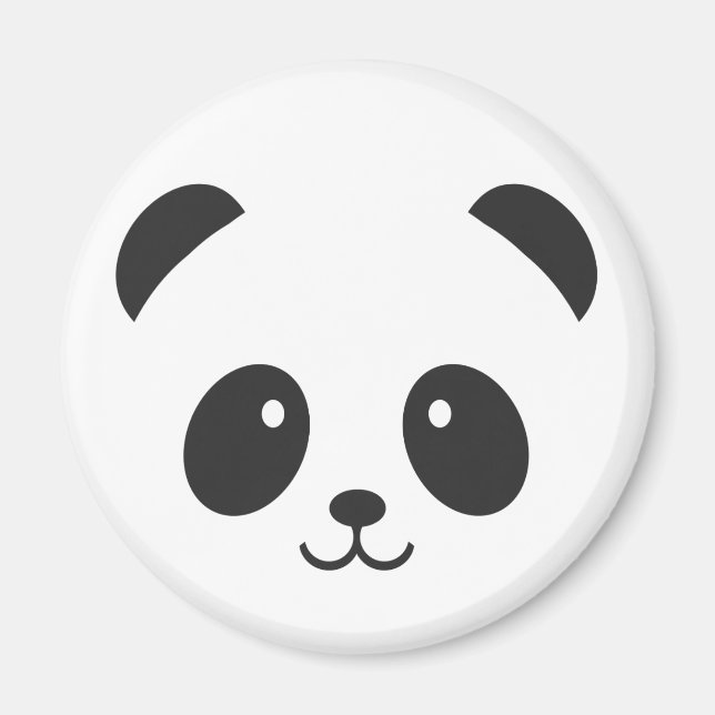 Cute and Cuddly Panda Magnet (Front)