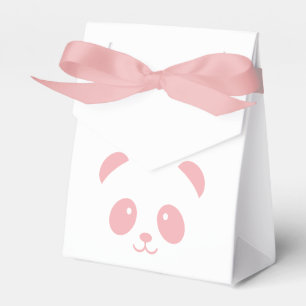 Cute and Cuddly Pink Panda Favour box