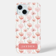 Cute and Dainty Blush Pink Floral Name