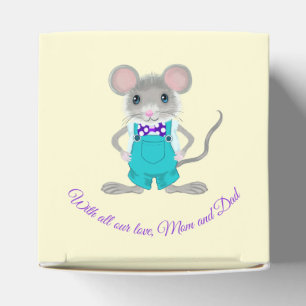 Cute and elegant little mouse favour box