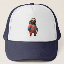 Cute and Friendly Sloth Illustration