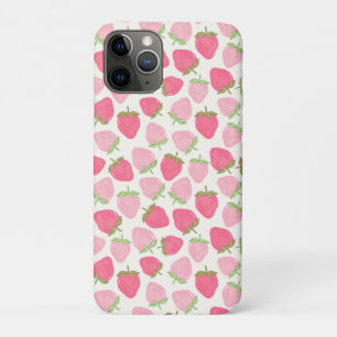 Cute and Fruity Pink Strawberry Case-Mate iPhone Case