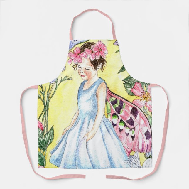 Cute and Fun Summer Fairy Apron (Front)