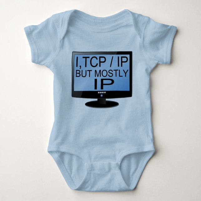 Cute and Funny Baby Geek Infant Creeper (Front)