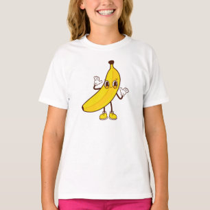 Cute and Funny Banana Cartoon T-Shirt