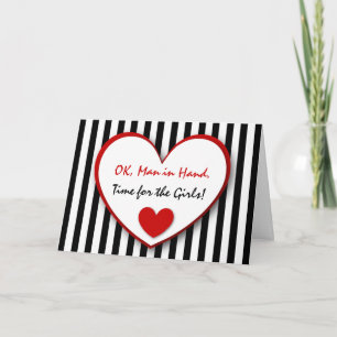 Cute and Funny Be My Bridesmaid BLACK STRIPES V05 Invitation