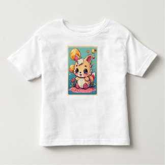 Cute and Funny Cartoon Animals Toddler T-Shirt