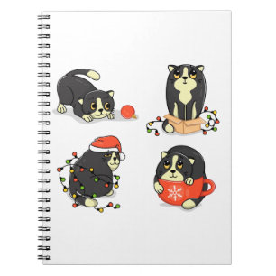 Cute and Funny Christmas Cats Notebook
