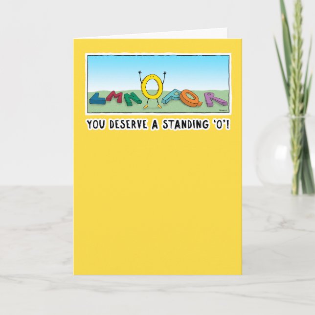 Cute and Funny Congratulations Card (Front)