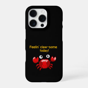 Cute and Funny Crab Design for Ocean Lovers iPhone 16 Pro Case