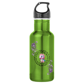 cute and funny dino 532 ml water bottle