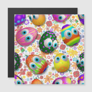 Cute and Funny Easter Eggs Cartoon