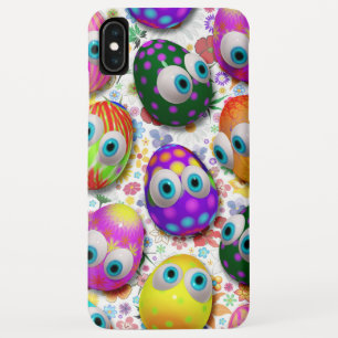 Cute and Funny Easter Eggs Cartoon Case-Mate iPhone Case