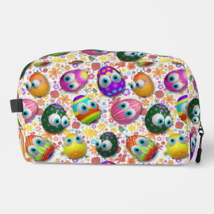 Cute and Funny Easter Eggs Cartoon Dopp Kit