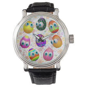 Cute and Funny Easter Eggs Cartoon Watch