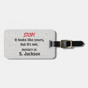 Cute and Funny Luggage Tag
