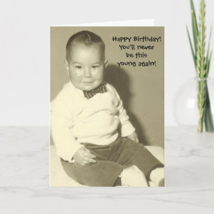 Cute And Funny Print Or Digital Birthday Card