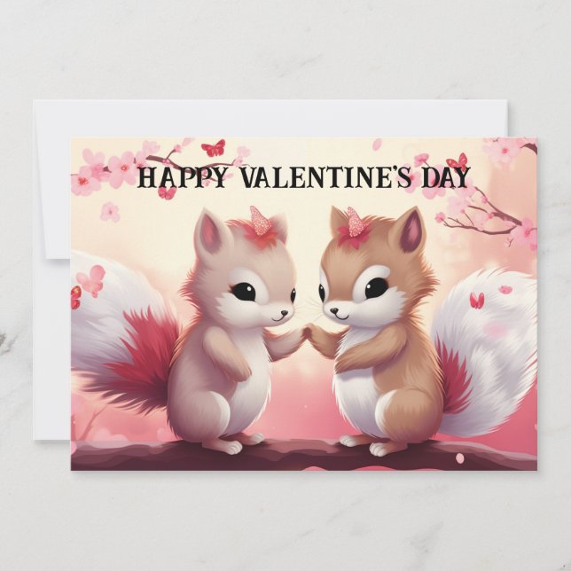 Cute and Funny Valentine's Day for Kids #48 Holiday Card (Front)