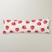 Cute and Girly Pink Strawberries Pattern