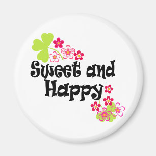 Cute and happy magnet
