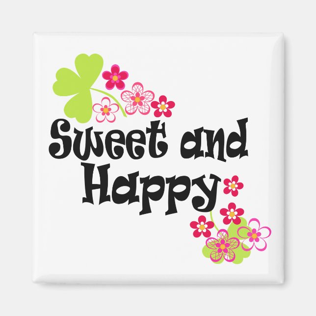 Cute and happy magnet (Front)