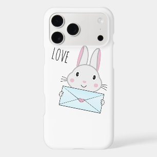 Cute and lovely Bunny holding Love Letter