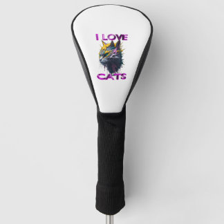 Cute and lovely cat s6 golf head cover