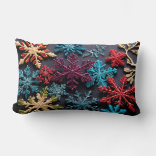 Cute and lovely vibrant festive eye-catching cosy lumbar cushion