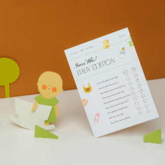 cute and lovley baby shower party game