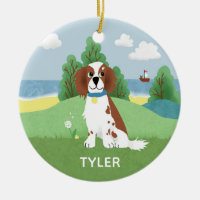 Cute and Modern English Springer Spaniel Christmas