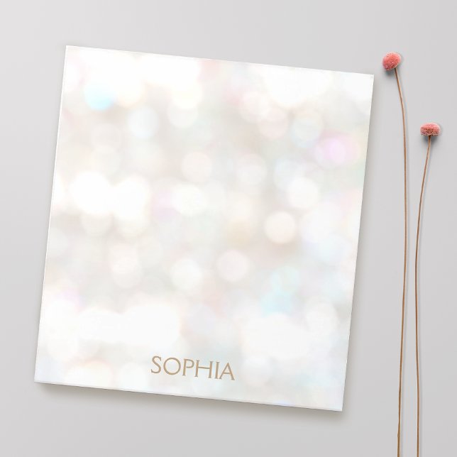 Cute and Pretty Subtle Bokeh Notepad (Creator Uploaded)