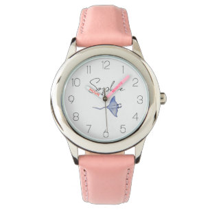 Cute and Simple Under the Sea Manta Ray kids watch