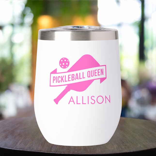 Cute and Stylish Pink Pickleball Queen (Creator Uploaded)