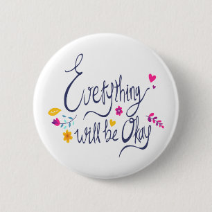 Cute and Touching Sayings from Kids Graphic Design 6 Cm Round Badge